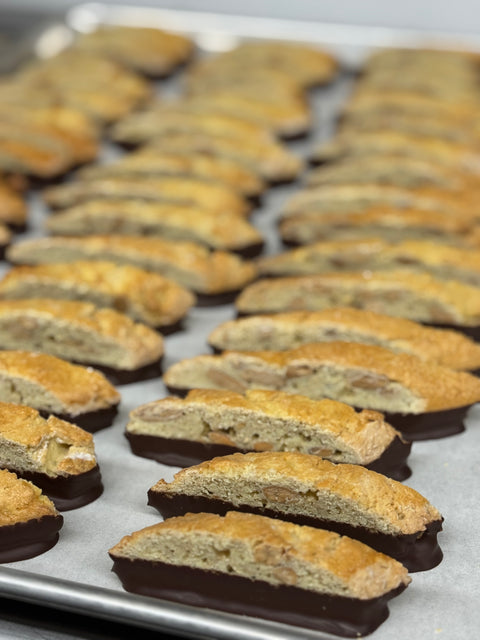 Dark Chocolate Almond Biscotti