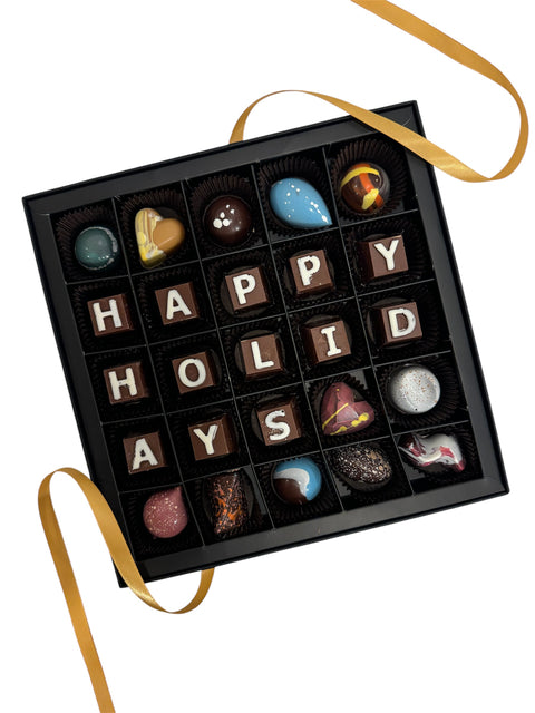 “Happy Holidays” Chocolate Box