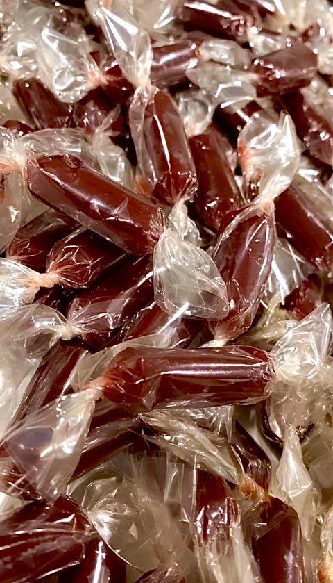 Raspberry Caramel Candies - Cocoa40 Inc. - Extraordinary Gourmet Chocolate Gifts in Toronto! Our chocolates, confections and gelato are made by hand in Newmarket, Ontario. Shop small and support local.
