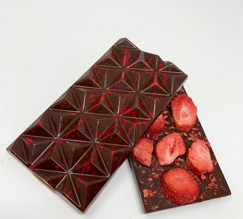 New Product: 64% Strawberry Manjari (Single Origin) - Vegan Chocolate Bar
