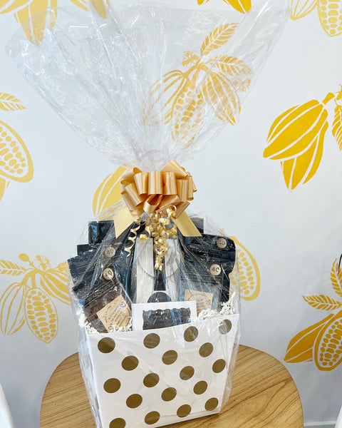 Gift Basket - Cocoa40 Inc. - Extraordinary Gourmet Chocolate Gifts in Toronto! Our chocolates, confections and gelato are made by hand in Newmarket, Ontario. Shop small and support local.