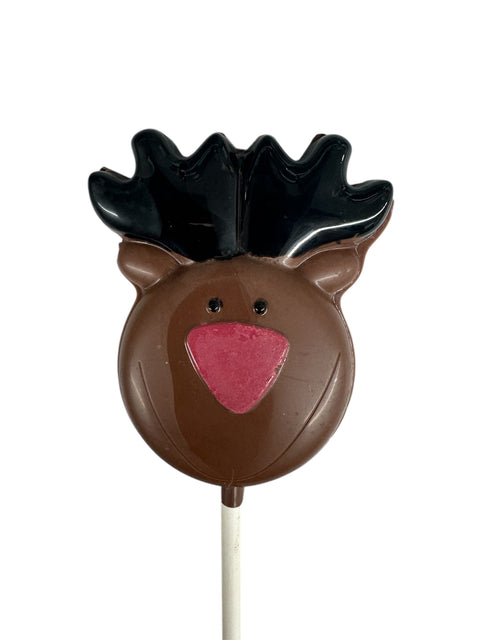 Holiday Chocolate Lollipops - Dark Chocolate - Vegan/Dairy-free