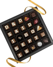 Load image into Gallery viewer, Custom Chocolate Letter Box - Made to Order