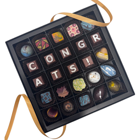 Congratulations - Chocolate Letter Box