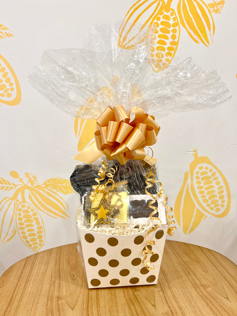 Gift Basket - Cocoa40 Inc. - Extraordinary Gourmet Chocolate Gifts in Toronto! Our chocolates, confections and gelato are made by hand in Newmarket, Ontario. Shop small and support local.