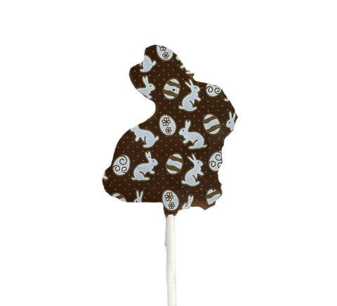 Piruletas de chocolate