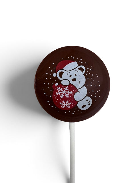 Sucettes au chocolat des fêtes