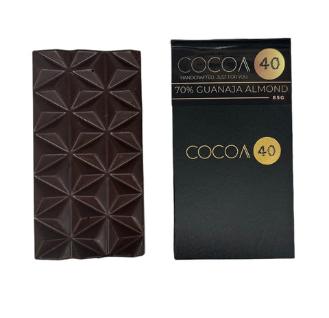 Barre aux amandes Guanaja à 70 % (sans produits laitiers/végétalienne) - #Chocolate4Change