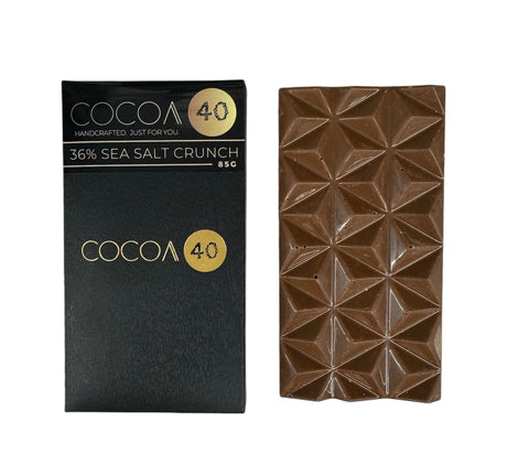 Barre croustillante au sel de mer à 36 % - Chocolate4Change