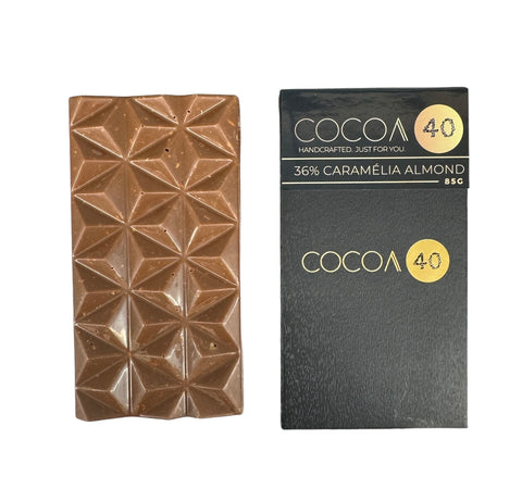 Barre Amande Caramélia 36% - #Chocolate4Change