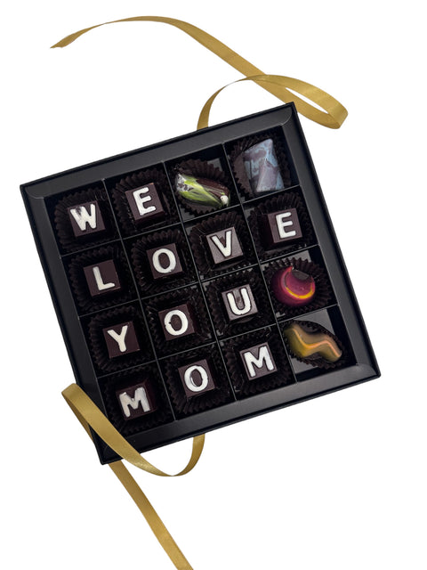 Mother's Day Letter Box - 16 Piece - We Love You Mom