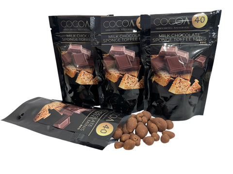 Minis de toffee y esponja