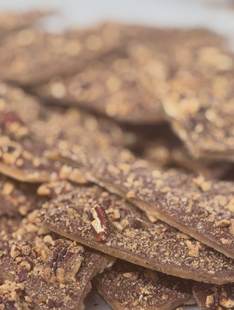Crujiente de mantequilla de nueces