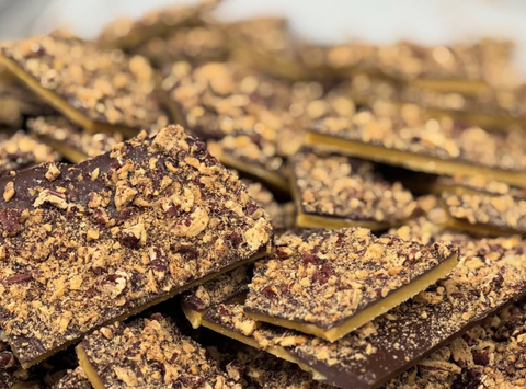 Crujiente de mantequilla de nueces