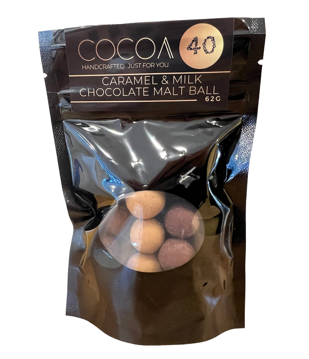 Caramel & Milk Chocolate Covered Malt Balls