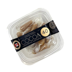 Mango Passion Caramel Candies - Cocoa40 Inc. - Best Gourmet Chocolate Gifts in Toronto! Our chocolates and confections are made by hand in Richmond Hill, Canada. Shop small and support local.