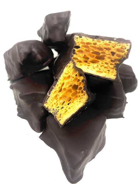 Chocolate Covered Sponge Toffee - Cocoa40 Inc. - Extraordinary Gourmet Chocolate Gifts in Toronto! Our chocolates, confections and gelato are made by hand in Newmarket, Ontario. Shop small and support local.