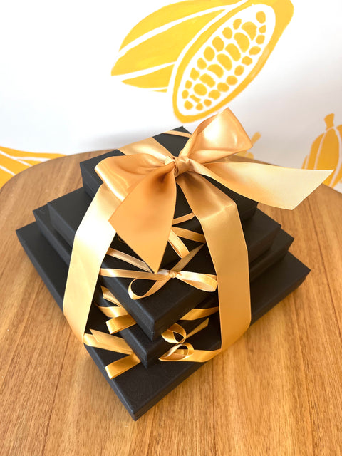 Gift Tower - Cocoa40 Inc. - Extraordinary Gourmet Chocolate Gifts in Toronto! Our chocolates, confections and gelato are made by hand in Newmarket, Ontario. Shop small and support local.